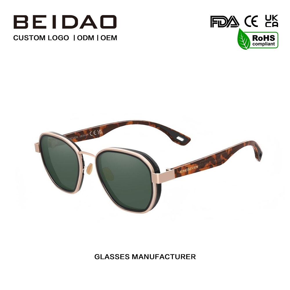 क्लासिक रिफ्लेक्टिभ एल्युमिनियम पोलराइज्ड सनग्लासहरू