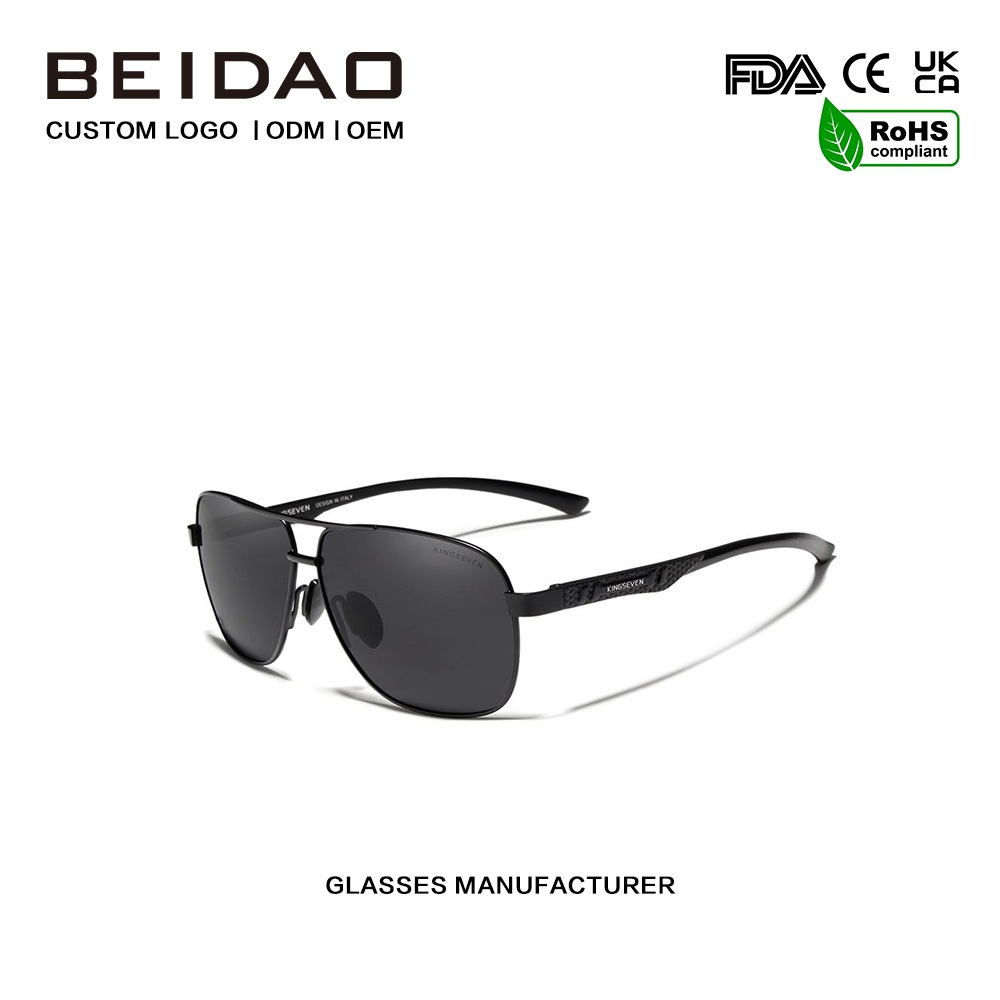 चश्मा पुरुष हस्तनिर्मित ध्रुवीकृत सनग्लासहरू